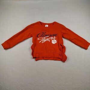Clemson Tigers Sweatshirt Girls Small 6/6X NCAA Football